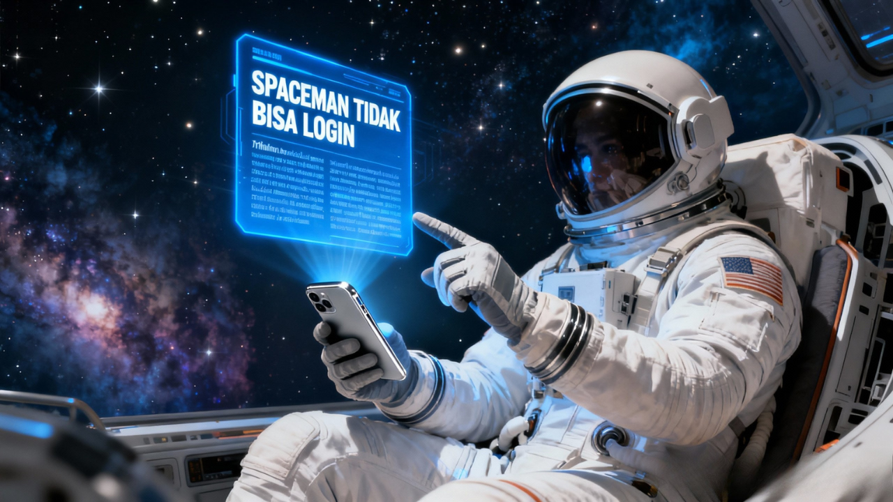 Spaceman Tidak Bisa Login