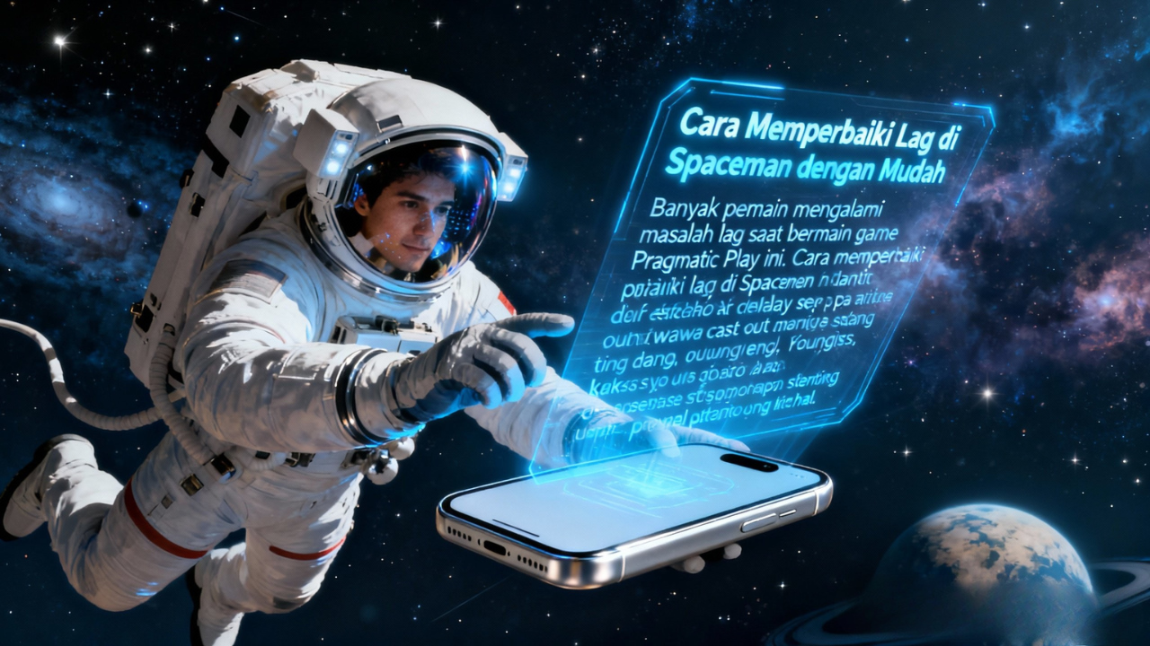 cara memperbaiki lag di Spaceman